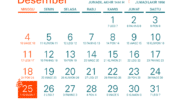 Ilustrasi - Kalender Desember 2022. (Tangkapan layar e-calendarbni.id)