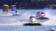 Ilustrasi - Danau Toba bakal jadi tuan rumah F1 H2O. (f1h2o.com/Xavier Bertin Racing Image)