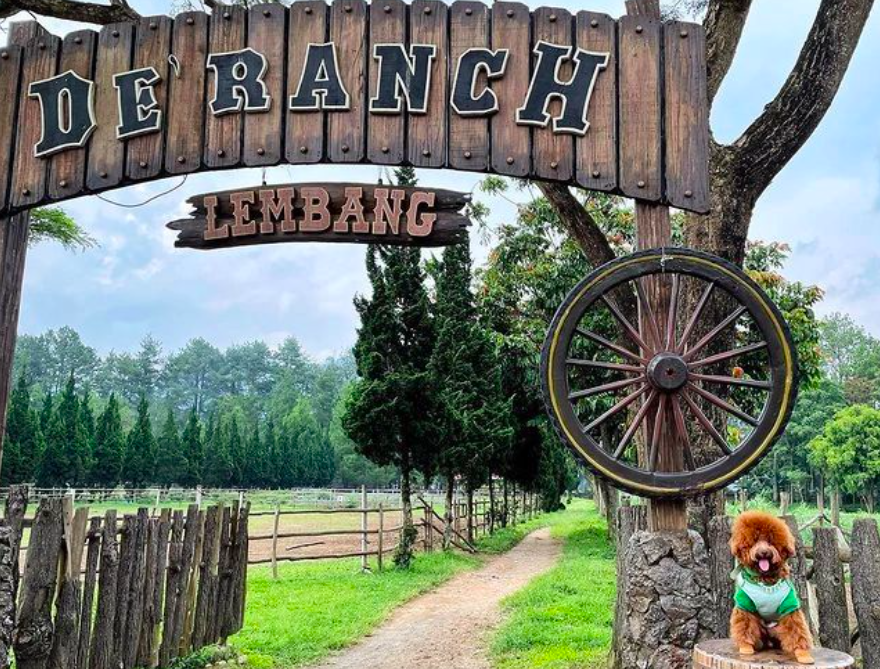 De' Ranch, rekomendasi wisata hits di Bandung yang mirip di luar negeri. (Instagram.com/@deranchlembang)