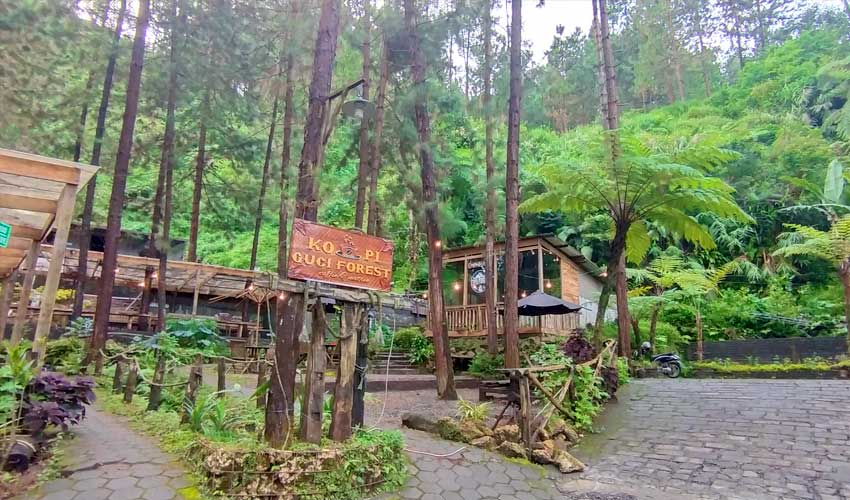 Guci Forest, tempat wisata yang ada di Guci, Tegal. (Dok guciforest.id)