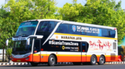 Ilustrasi - Syarat naik bus terbaru untuk mudik Lebaran 2023. (Dok busharapanjaya.com)