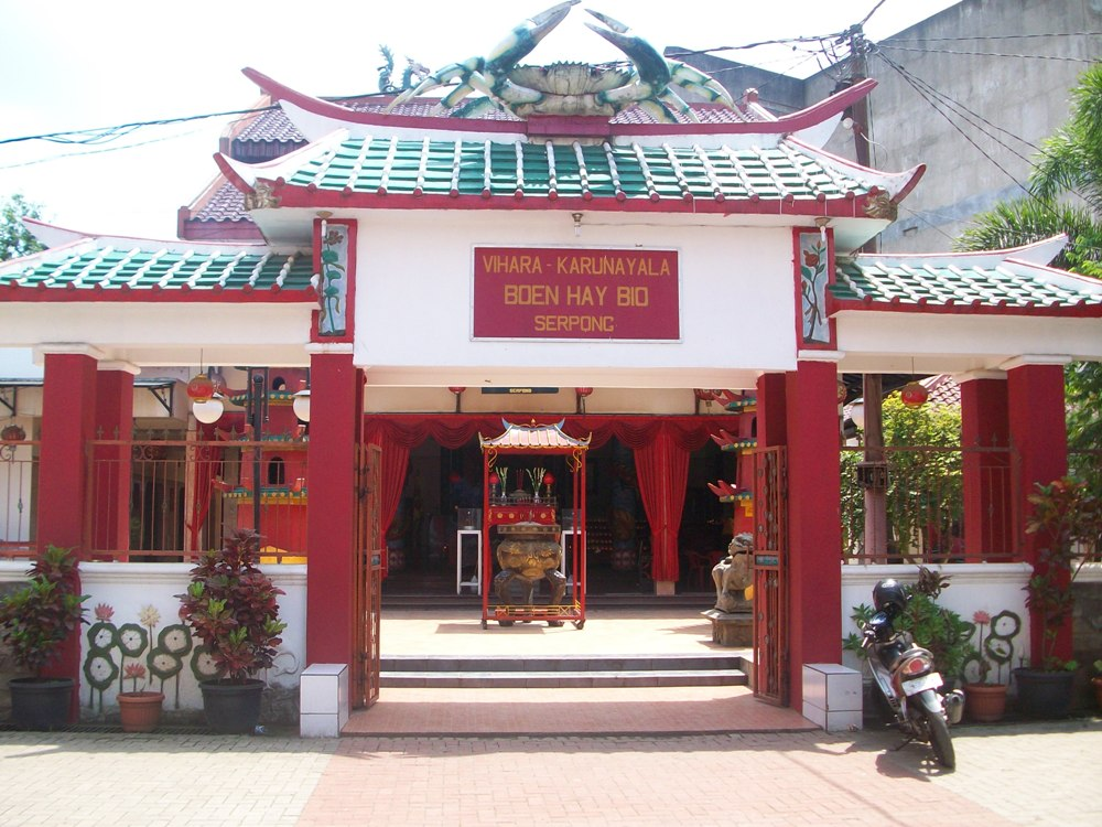 Kelenteng Boen Tek Bio, tempat wisata di Tangerang cocok untuk keluarga. (Dok dispar.bantenprov.go.id)
